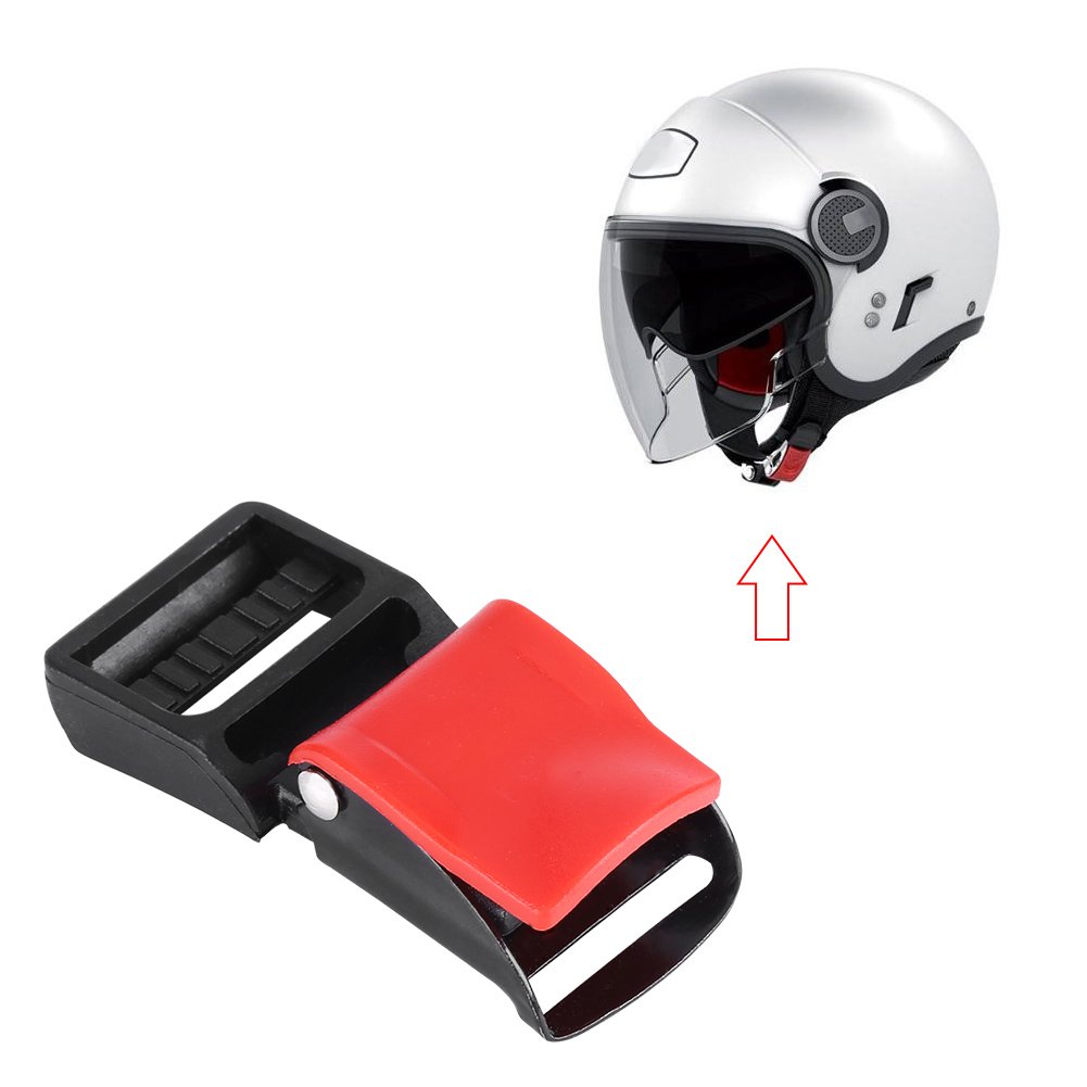 Helmet Clip, 5X Plastic Motorcycle Helmet Quick Release Buckle Kit Adjustable Helmet Chin Strap Adapter Disconnect Buckle Quick Release Belt Clip Plastic Clips for Straps, 50 x 25 : Automotive