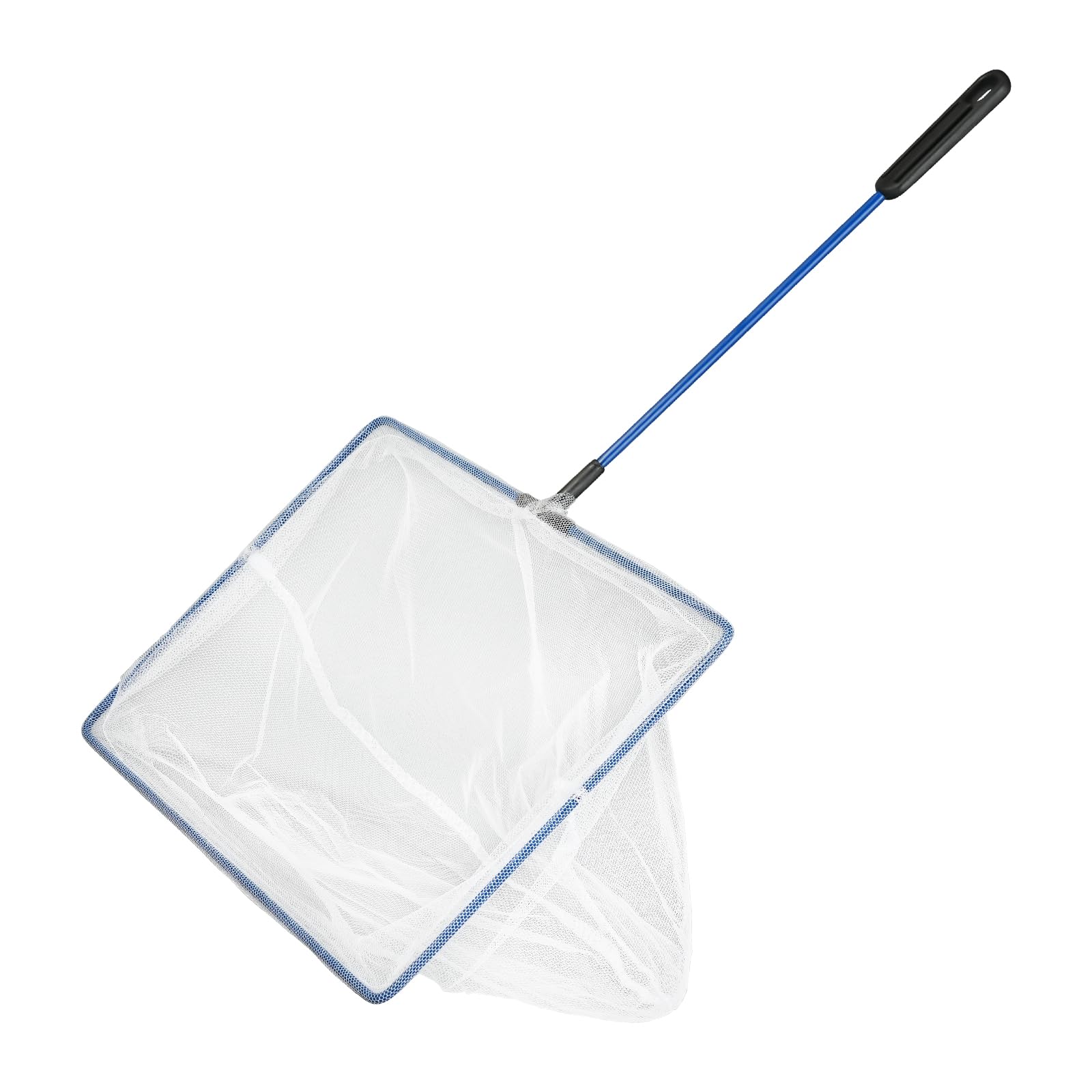 AQUANEAT Fish Tank Net with Long Handle, Aquarium Waste Cleaning Tools for Aquariums, 10 in
