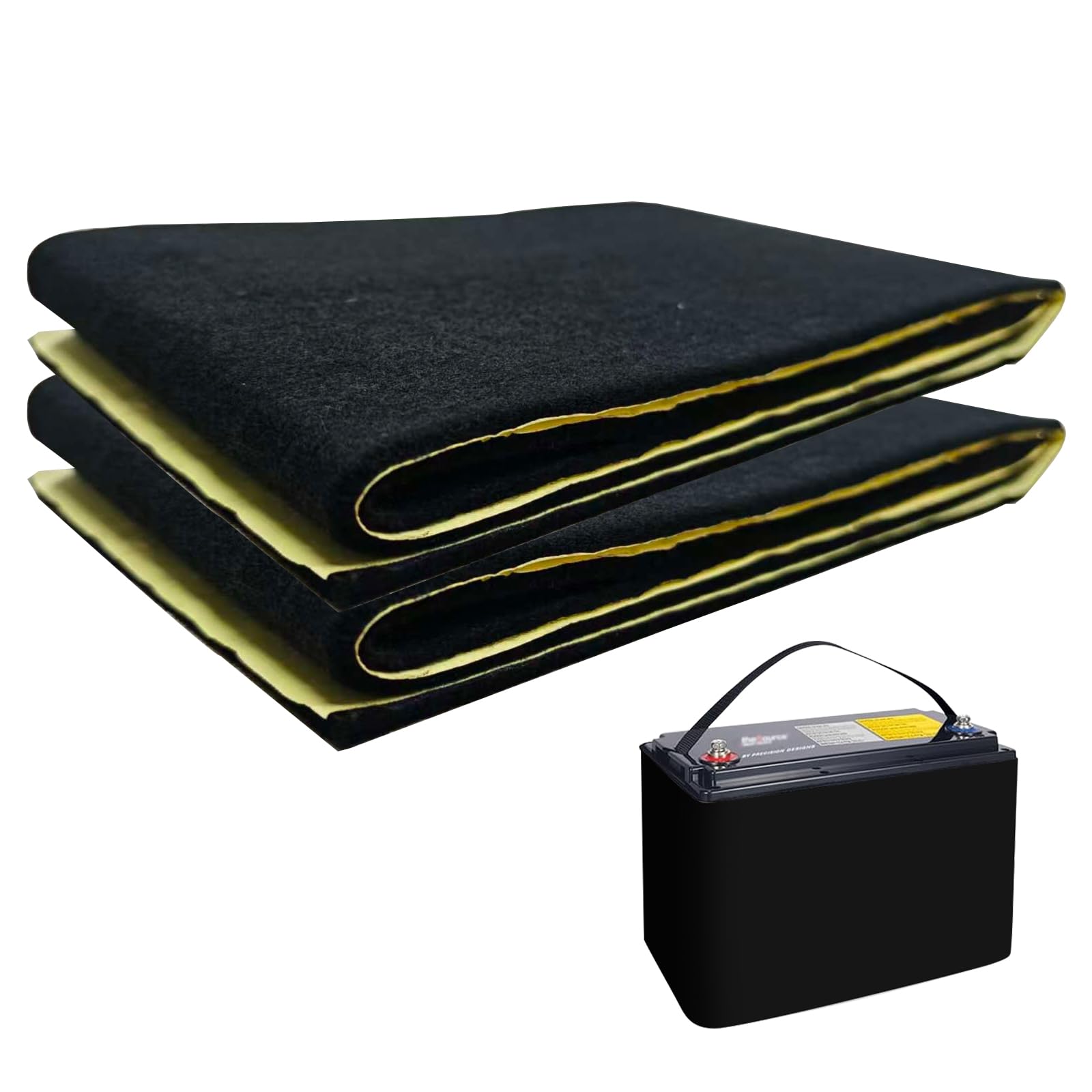 Kit d'isolation de batterie, 102 x 18 cm, housse de protection pour
