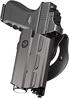 Vista 13 de Orpaz T40 - Funda ajustable y modular S&W M&P compatible con OWB S&W M&P 2.0 soporte de 0.354 in con luz/láser/vista/óptica, asegurará tu pistola