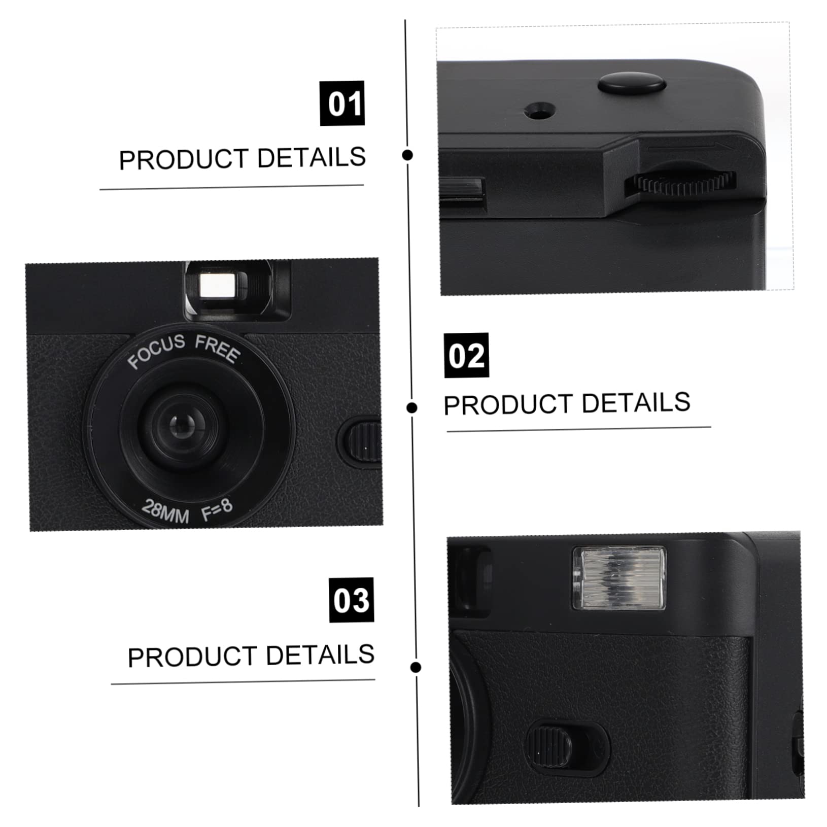 Cámara Reutilizable Flash Incorporado de Película de 35mm