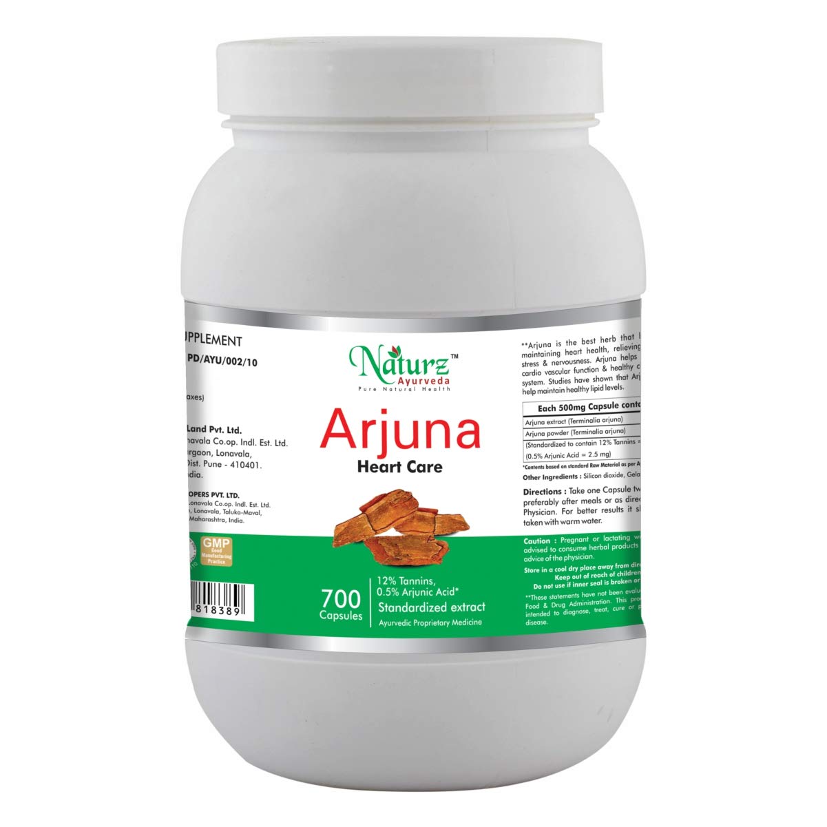 Naturz Ayurveda Arjuna 700 Capsules