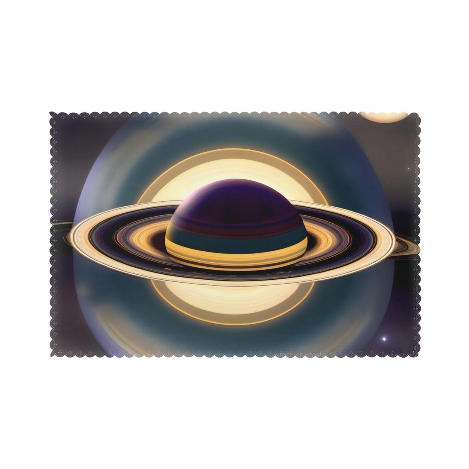Beautiful Saturn Placemat set of 6, oil-proof and insulated dining table placemats, washable and wipeable.