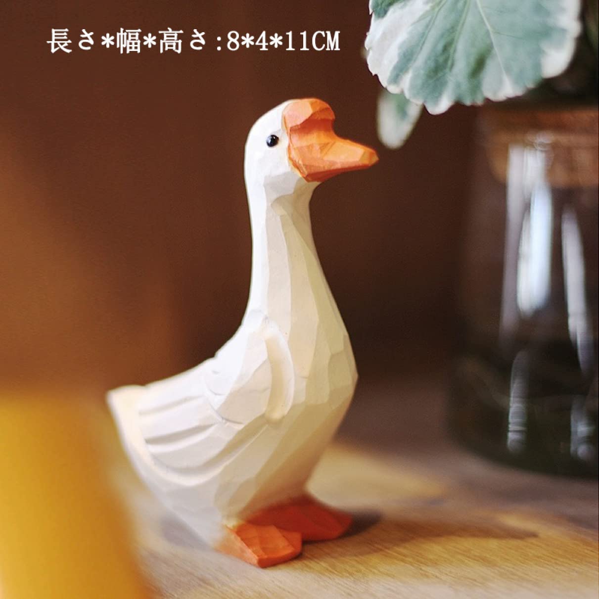 木製アヒルの彫刻 約30cm 木製アヒルの彫刻 約30cm 【公式通販】