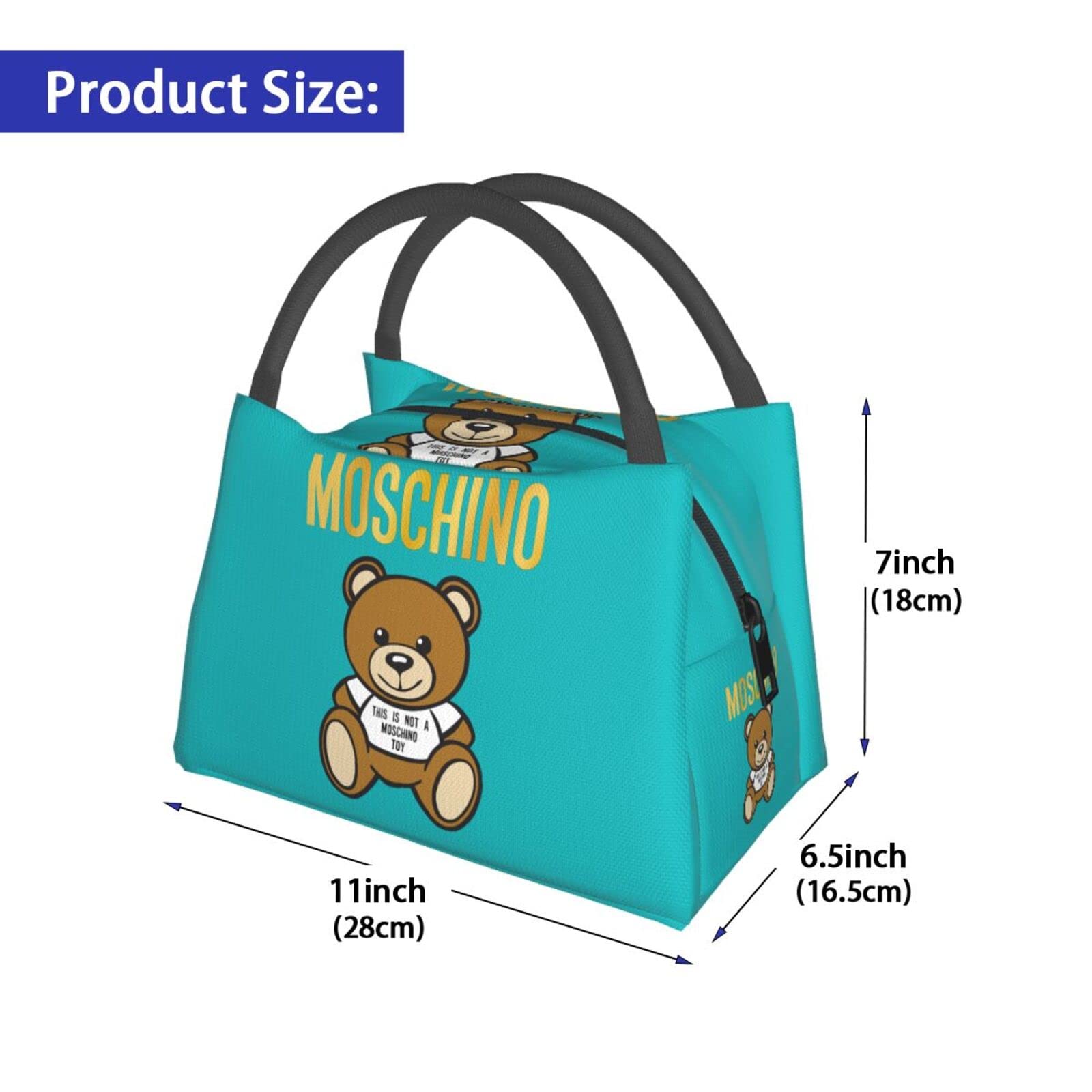 MOSCHINO 3Wayバック Amazon | モスキーノ Moschino (2)弁当バッグ トートバック 断熱