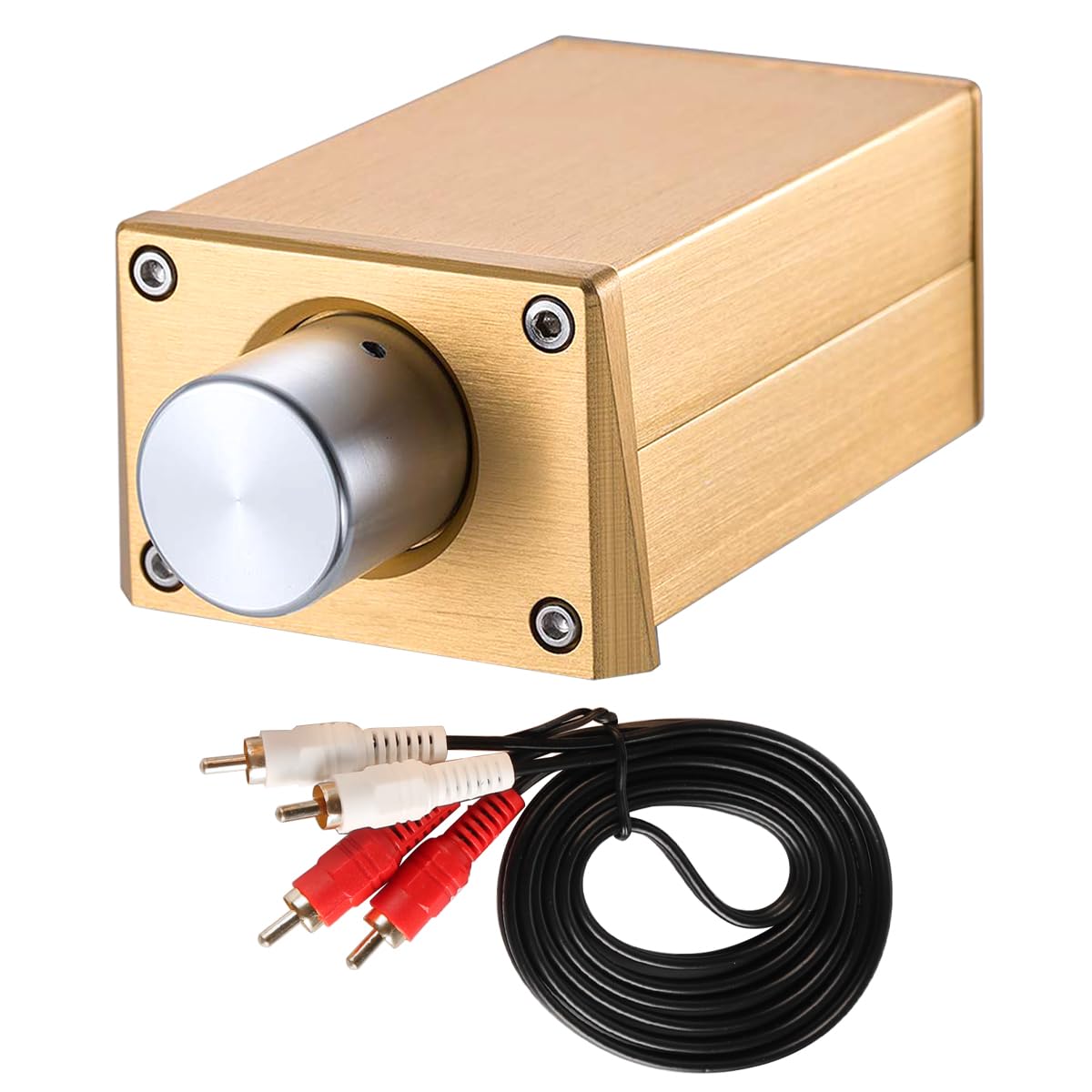 DollaTek Preamplificatore Vol HiFi Alta precisione Controllo Volume ALPS16 Oro