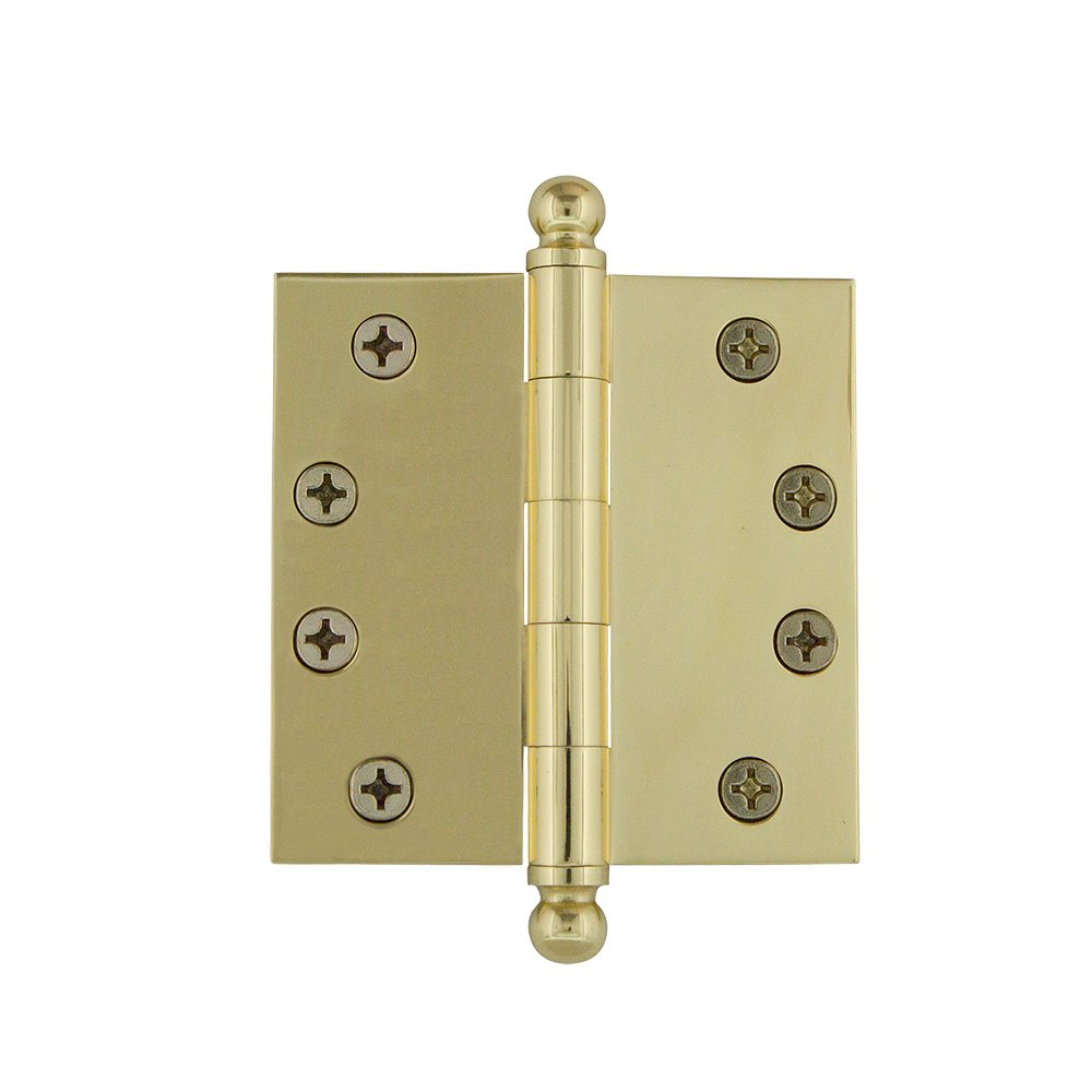 Grandeur Heavy Duty Brass Door Hinge with Square Corners