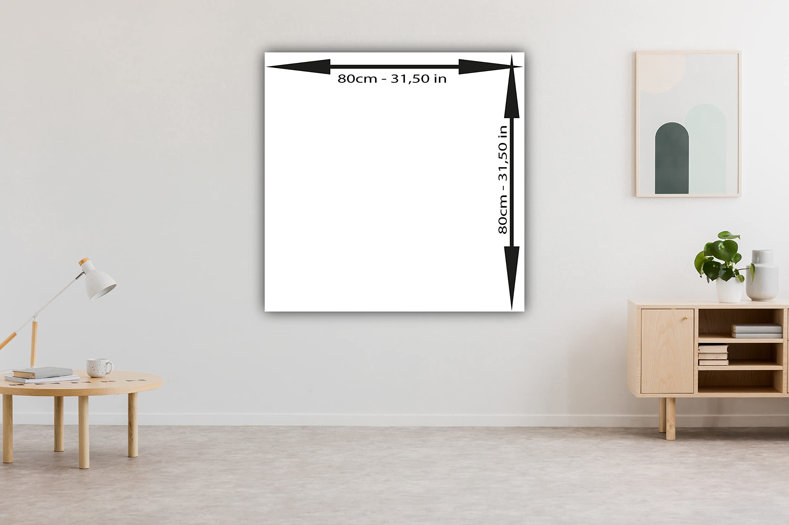 DIAMOND HOME Dipinto a Mano Acrilico su Tela con Telaio d'Abete da 3 cm - Quadro Materico con Dettagli a Rilievo - Made in Italy da Pittori Specializzati (80 x 80 cm) B 034