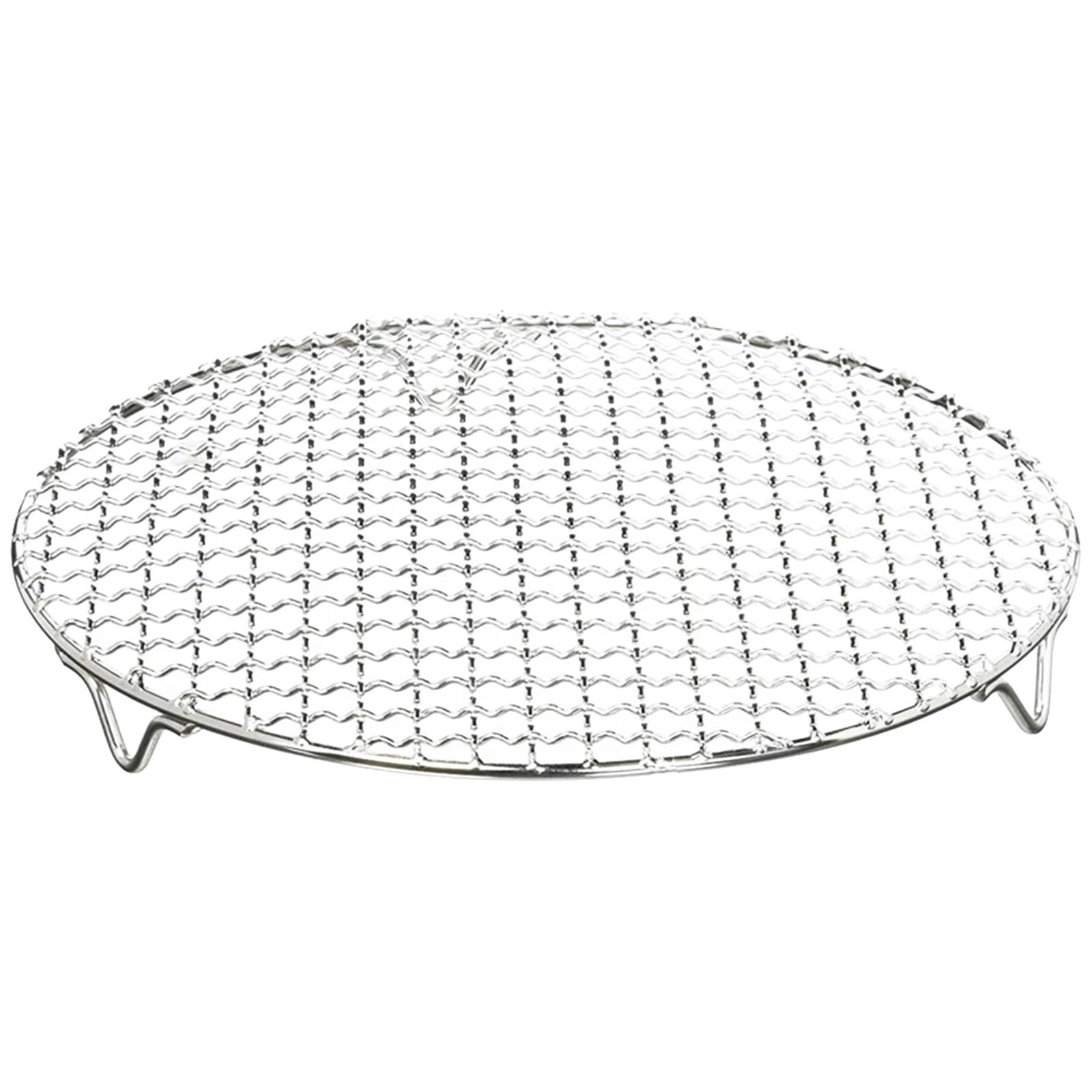 Patelnia do grilla ze stali nierdzewnej z nóżkami | Okrągły 165/180 mm z nóżkami: na kemping i do grillowania(180mm)
