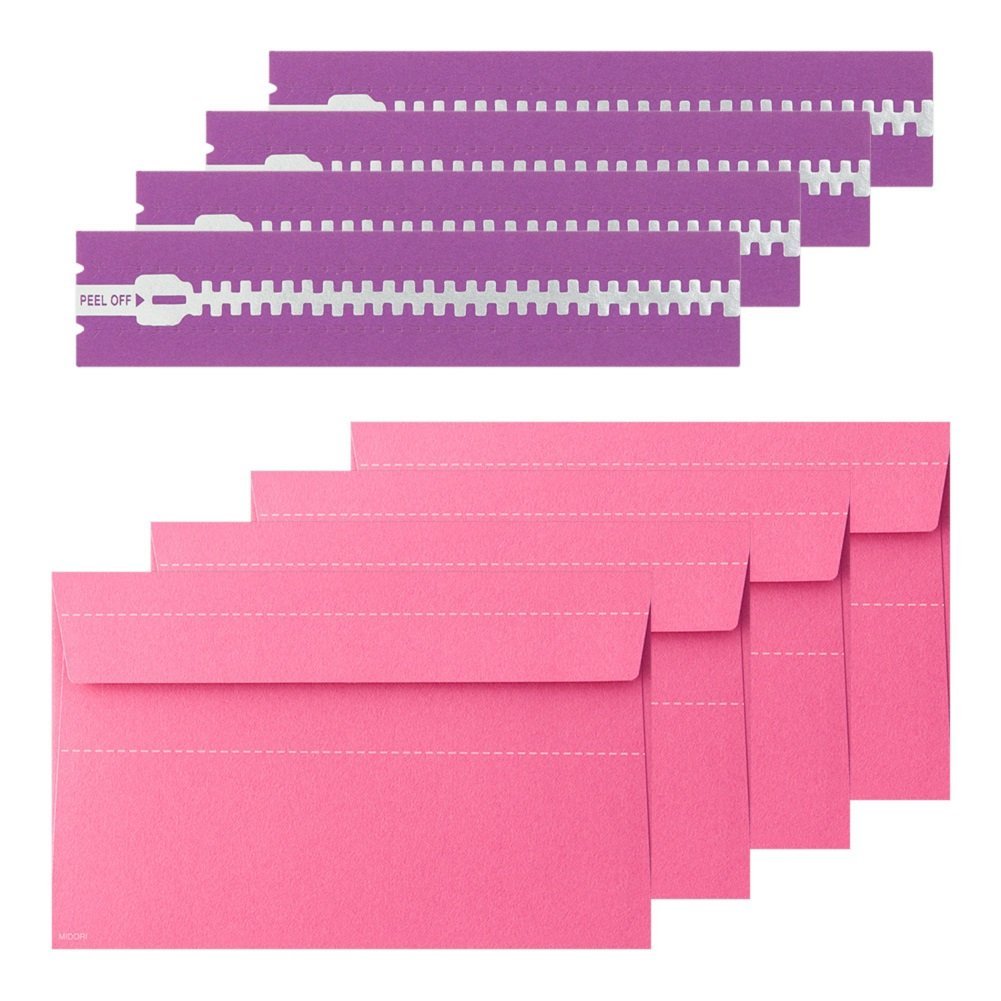 Amazon.co.jp: ミドリ レターセット CHAKKU DE FU ピンク