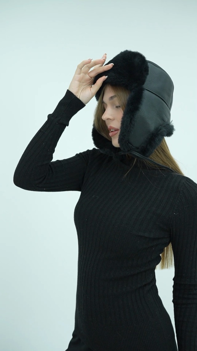 Amazon.com: Zessano Leather Aviator Russian Ushanka Trapper Winter
