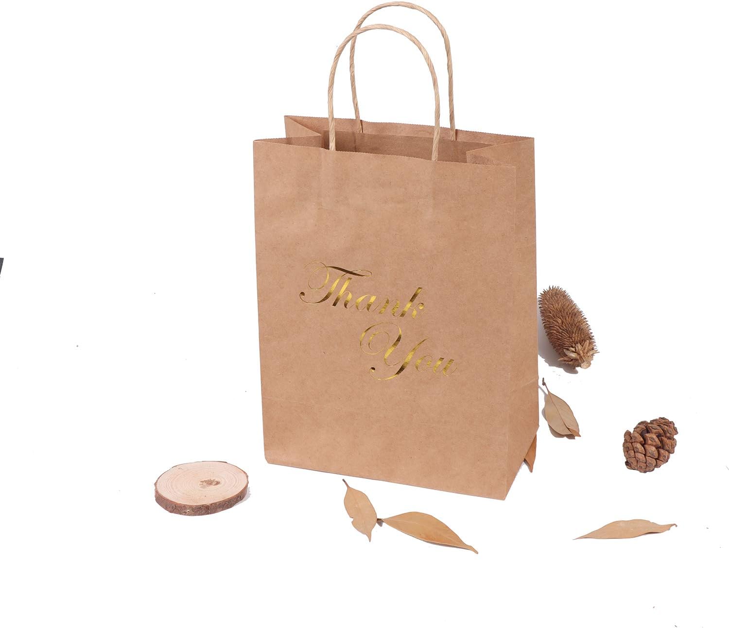 Blасk Frіdау Sаlе 2022 SKYSTARS 24 Pcs Kraft Paper bags bulk with handles and Printed Gold Foil Thank You - 8 x 4.5 x 10.5 – FREE Thank You Stickers - for Shopping, Gift, Merchandise, Party, Wedding, Business (Kraft) 70% оƒƒ Evеrуthіng SKYSTARS 24 Pcs Kraft Paper bags bulk with handles and Printed Gold Foil Thank You - 8 x 4.5 x 10.5 – FREE Thank You Stickers - for Shopping, Gift, Merchandise, Party, Wedding, Business (Kraft)