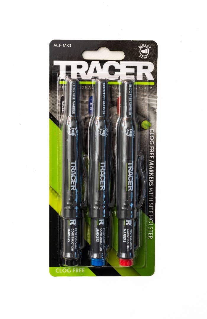 Buy TRACER ClogFree Construction Marker Kit with TRACER Site Holster