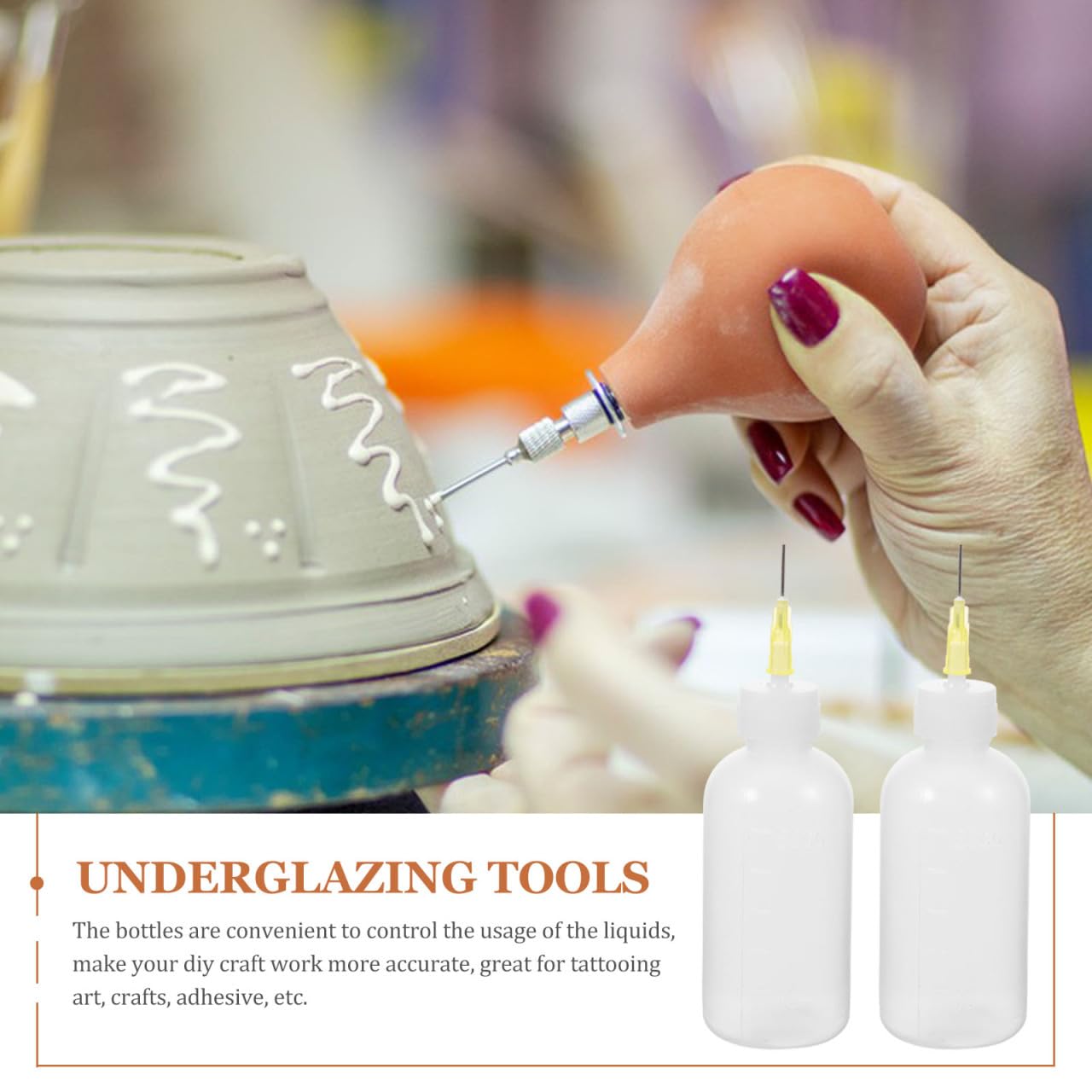 12 Pcs Aiguille Astuce Colle Bouteilles - 30ml Pour Maroc