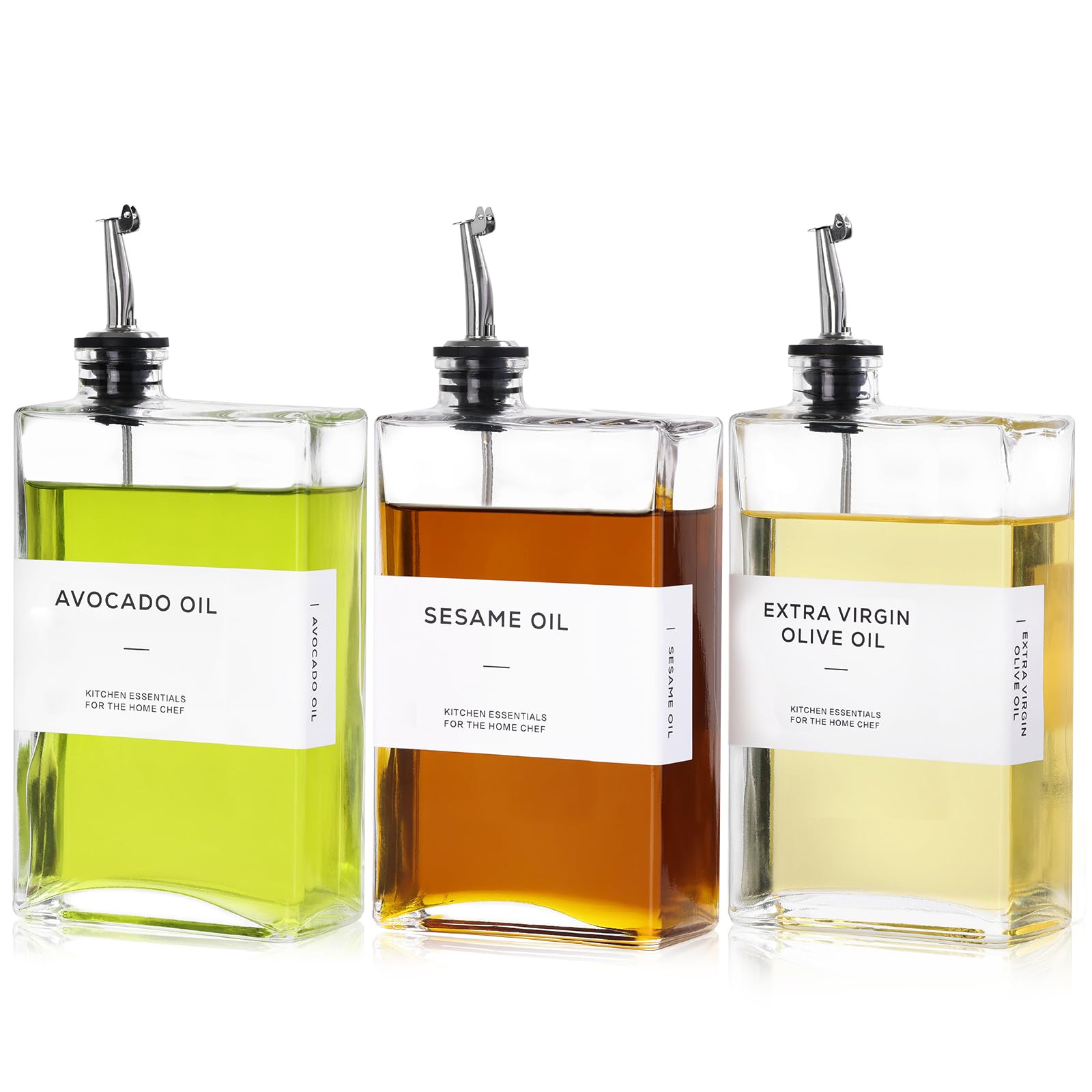 Amazon.com: MIWUYI Olive Oil Dispenser Bottle for Kitchen, 3 Pack
