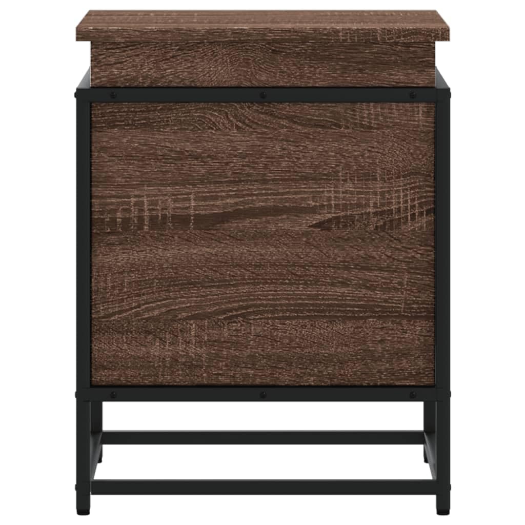 ShGaxin Aufbewahrungsbox mit Deckel, Holz, braun, Eiche, 40 x 40 x 51,5 cm, Spielzeugtruhe, Aufbewahrung, Schlafzimmer, Truhe, Truhe mit Sitz, Aufbewahrungsmöbel - 848793