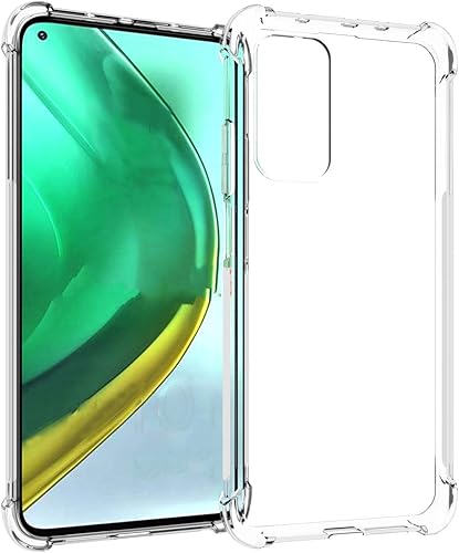 Funda para Xiaomi Mi 10T 5G y 10T Pro 5G y K30 Funda Transparente TPU Cuatro Esquinas Funda Protectora Transparente Suave