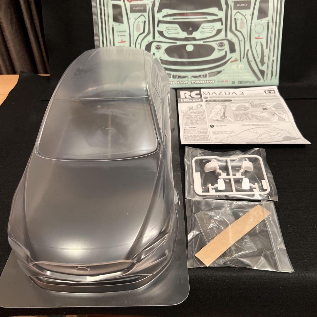 タミヤ★1/10スケール★MAZDA3★スペアボディ完成品★ タミヤ XBシリーズ 1/10RC XB マツダ MAZDA3 (TT-02シャーシ) | タミヤ