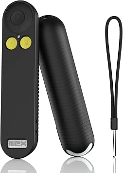 for Nex Playground Remote Protective Cover, Soft Silicone Nex Playground Game System Remote Sleeve, Anti Slip Shockproof Protective Skin Cover Nex Remote with Lanyard, Black