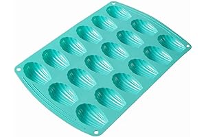 Madeleines Pan with 18-Cavity Silicone Mold