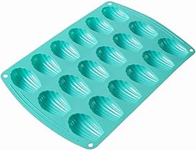 (Madeleine) - Webake Silicone Madeleine Pan 18 Cavity Madeleine Mould for Small Cake, Chocolate, Cookies