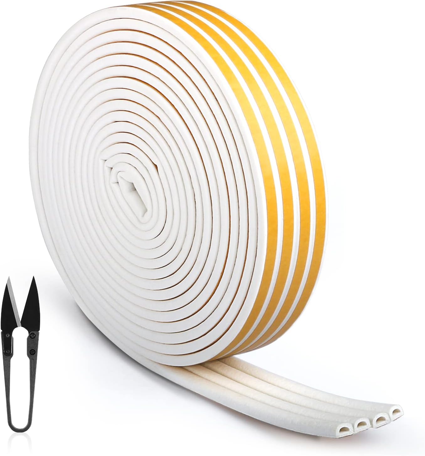 Joint D'étanchéité Pour Fenêtre Type T - Ampoule 9 Mm Pour Fente De 5 Mm, Longueur 3 M, Gris