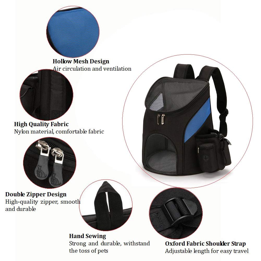 FUNAT Hunderucksack Für Kleine Hunde - Tragtasche Bis 3kg Für Reisen & Wandern