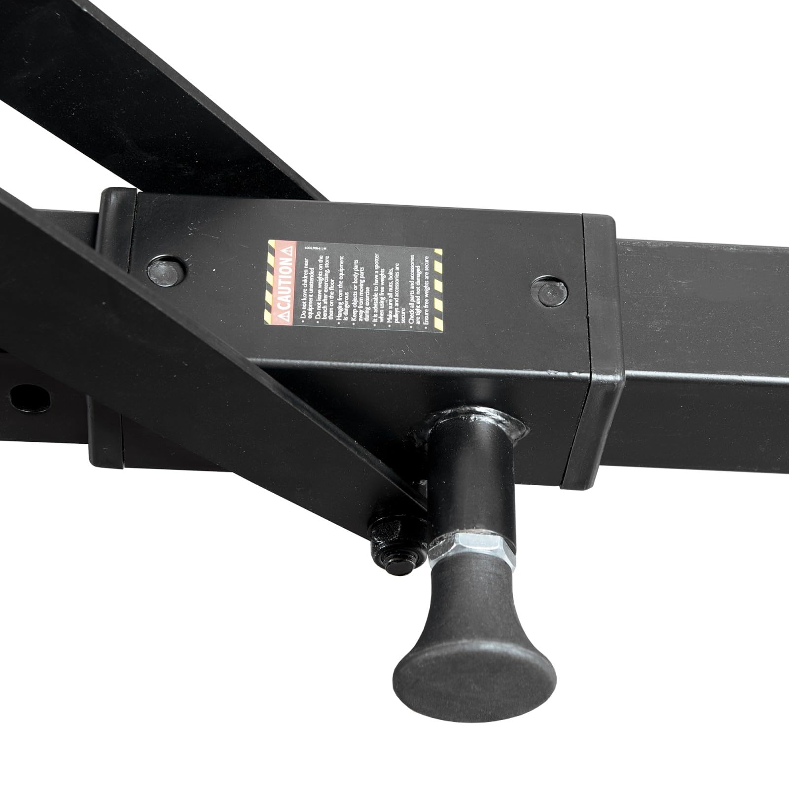 DARWIN FITNESS Hantelbank FB50, 7-Fach verstellbare Rückenlehne | Gewichtsbank, 150 kg Belastbarkeit, 129x43x36 cm