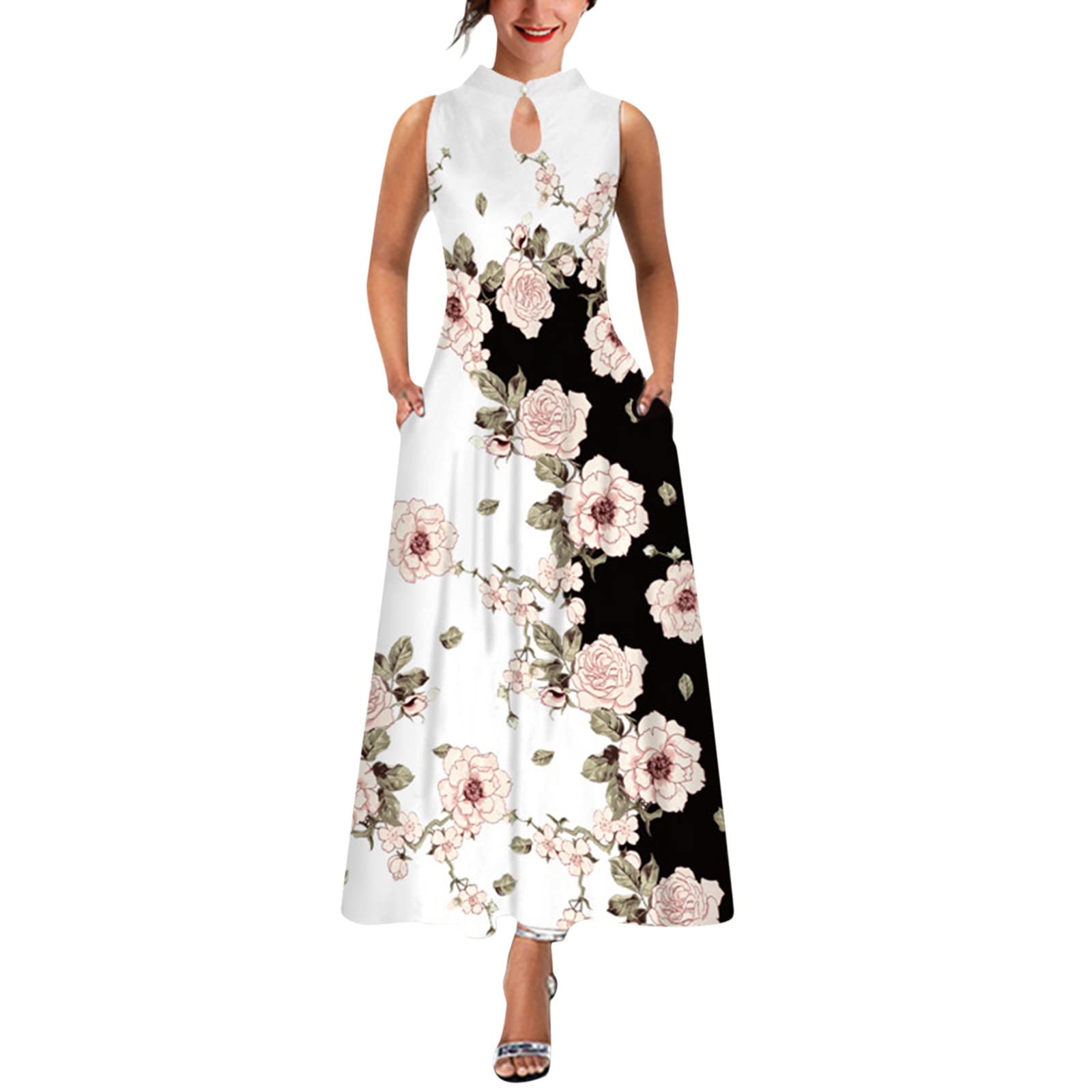 Petite Dresses Women Summer Sleeveless 