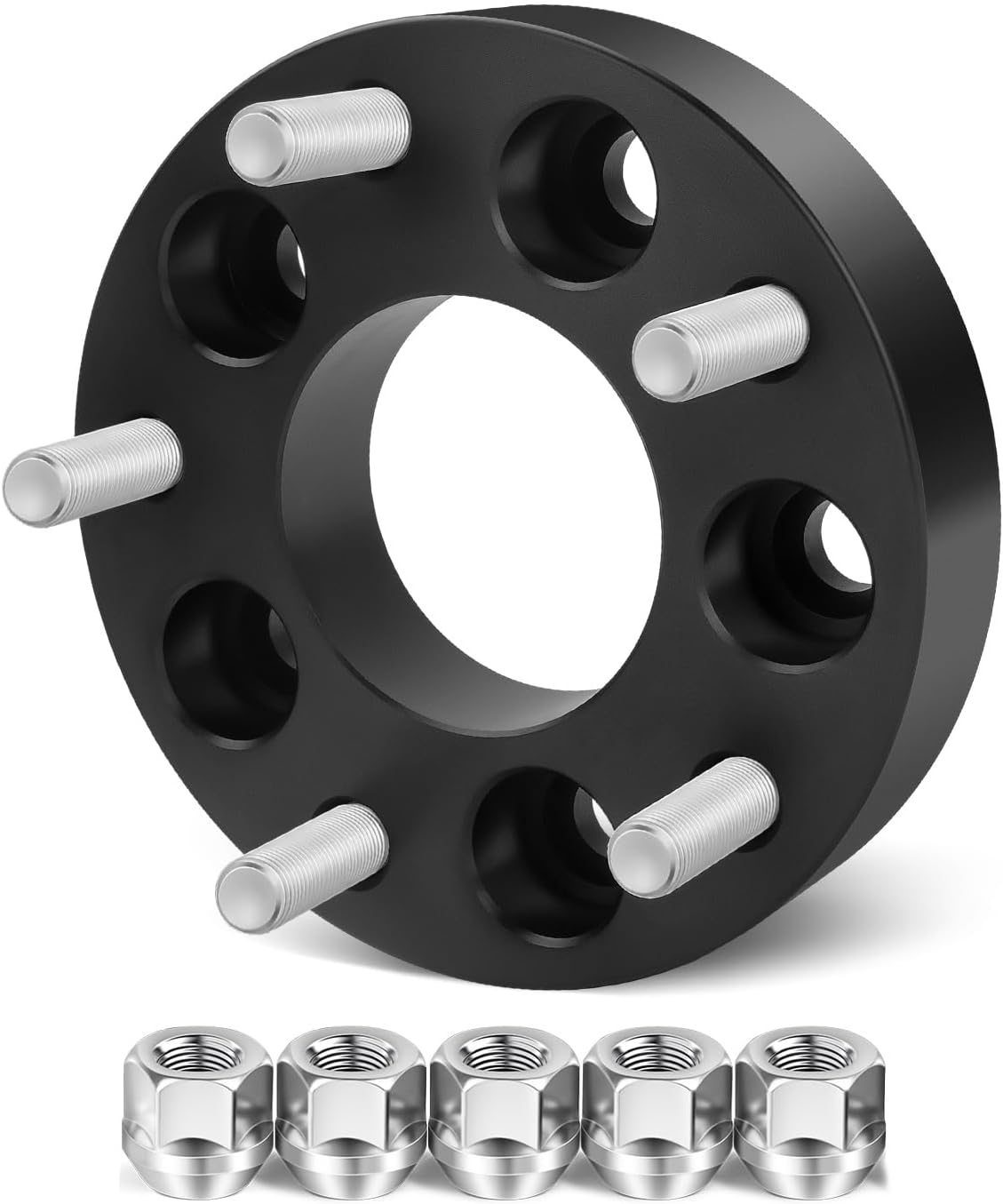 Dynofit 5x4.5 to 5x5 Forged Wheel Adapters 1.25" Thick - 5x114.3 to 5x127mm for Jeep Wrangler TJ YJ Spare Tires & More