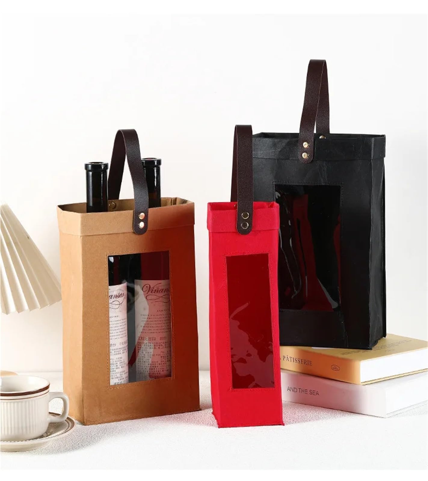 Weinbeutel Red Wine Handbag Double Bottle