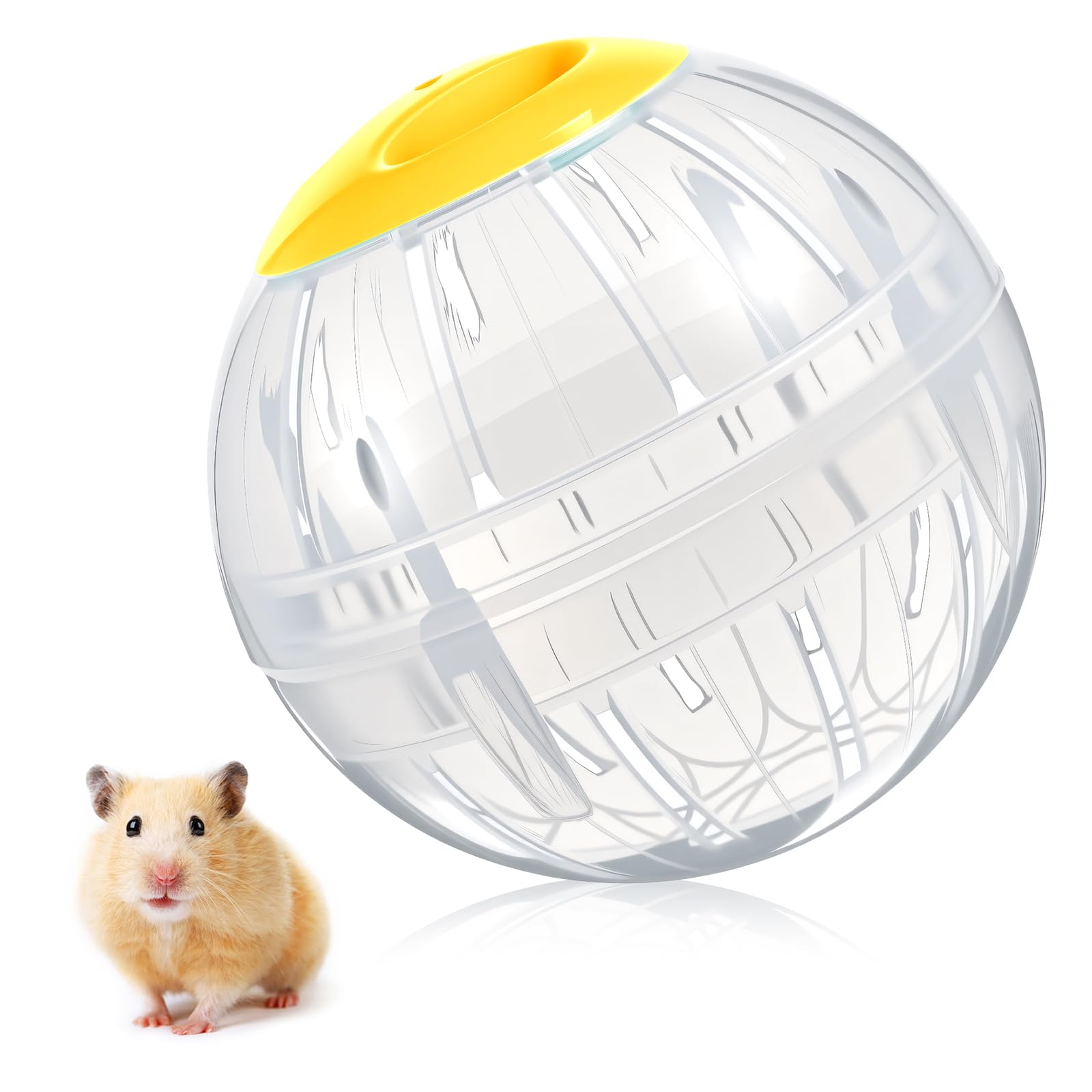 Fiyooau 5.7 Inch Hamster Ball, Clear Hamster Exercise Ball — image 1
