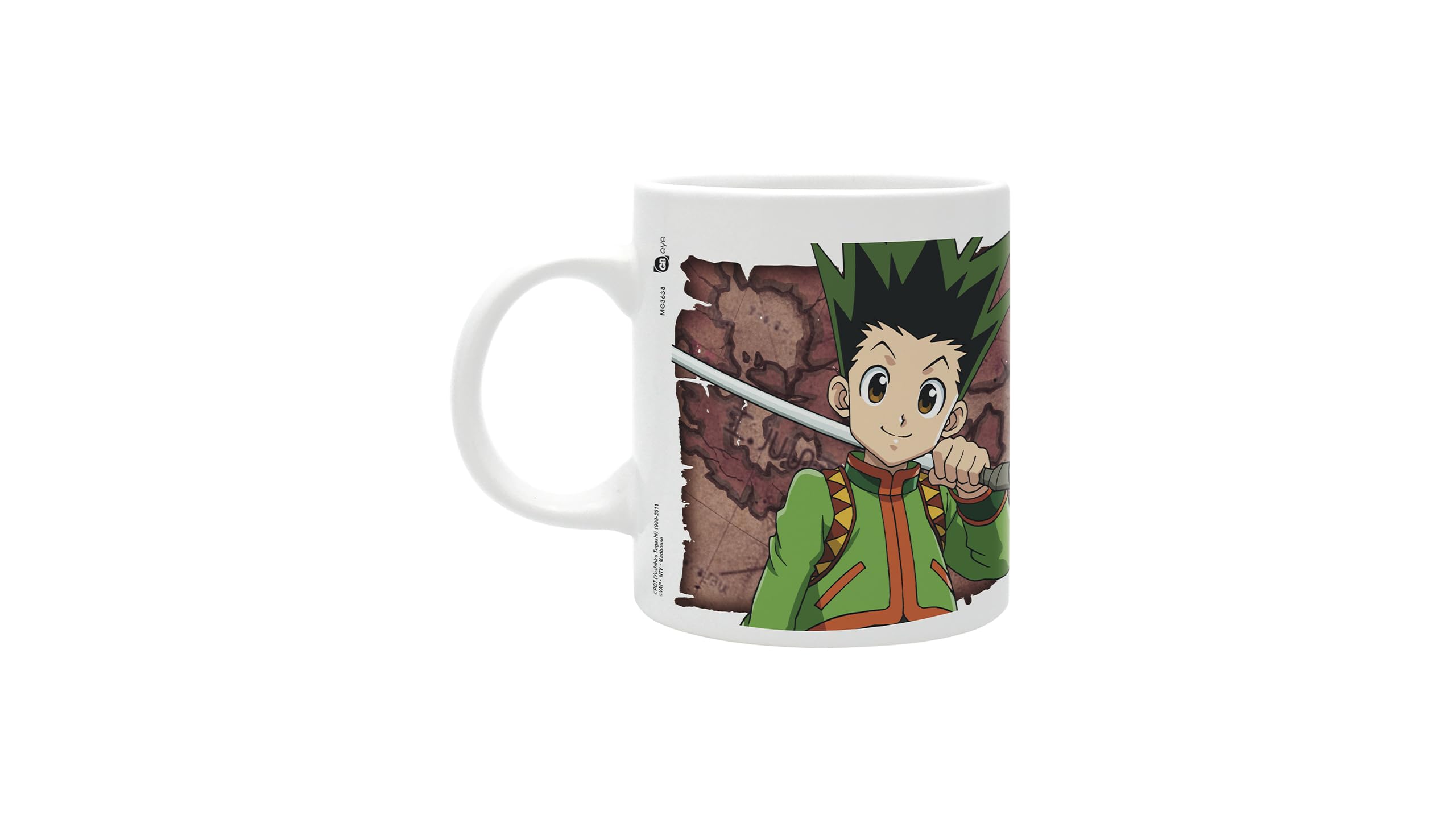 ABYSTYLE Hunter X Hunter Tasse – Gon‘s Gruppe, 460 Ml, Keramik, Spülmaschinenfest, Offizielles Lizenzprodukt