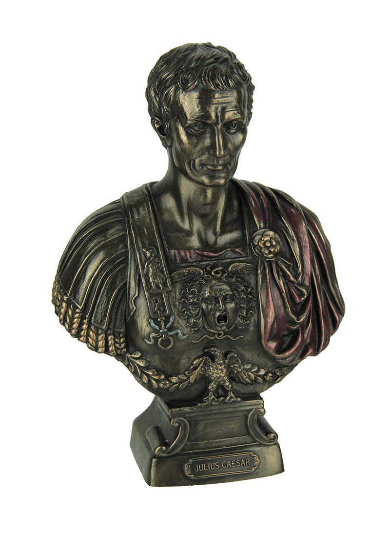 Veronese Resin Statues Julius Caesar Bust Figurine