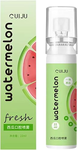 Spray de aliento fresco, ambientador oral con sabor a frutas, compacto, portátil, refrescante, fresco, aliento fresco, cuidado de olores orales