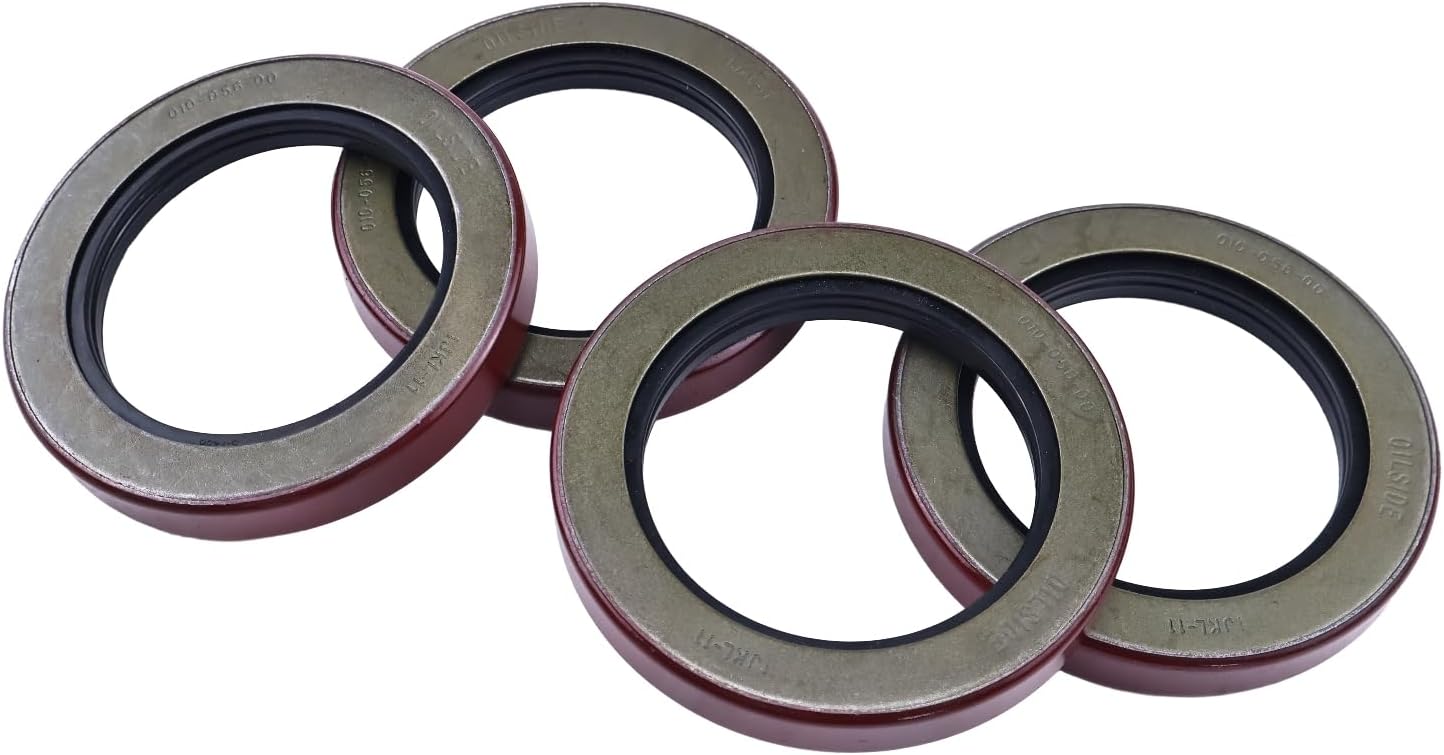 HOLDWELL 4Pcs Oil Seal 3.125" X 4.506" 010-056-00 Compatible with Dexter 10K 12K 15K trailer axles AL-KO 10K-16K axles Rockwell 12K-16K axles