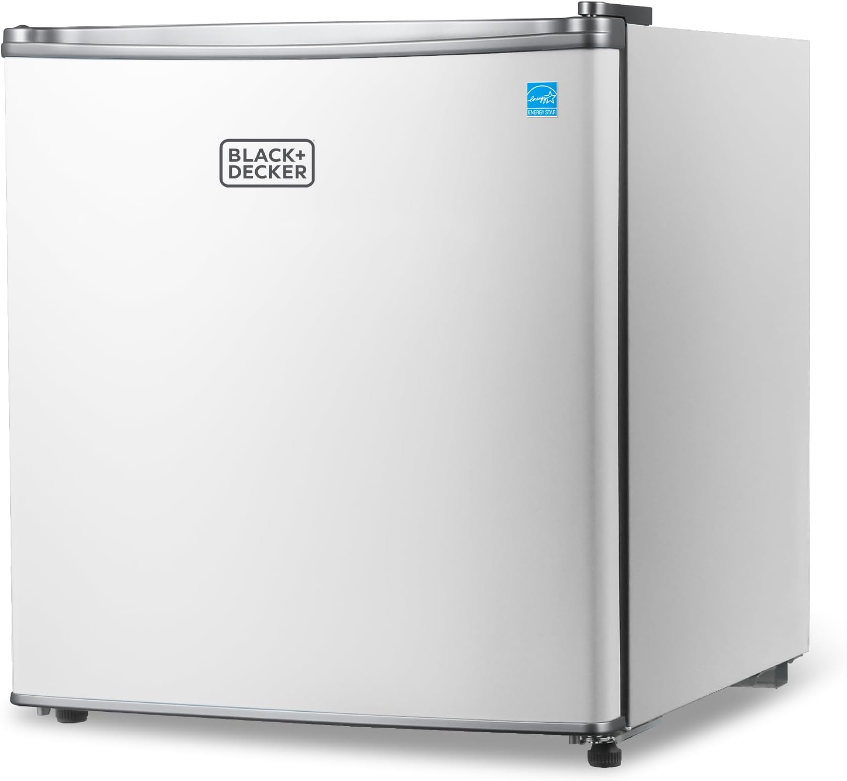 1.7 Cu. Ft. Compact Refrigerator, ENERGY STAR Certified, Single Door Mini Fridge with Chiller Compartment, Personal Fridge for Home or Dorm Room, R600a Refrigerant, BCRK17W, White