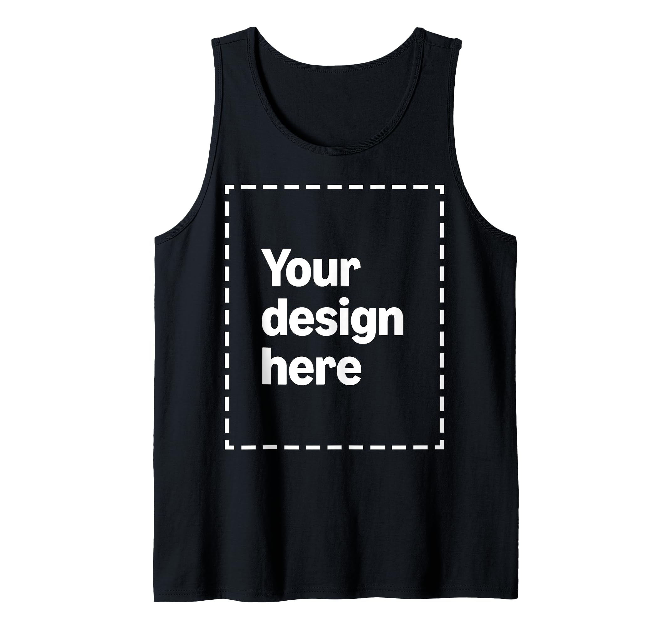 Custom Tank Top with Your Image for Men and Women by Modify by Amazon Merch on Demand