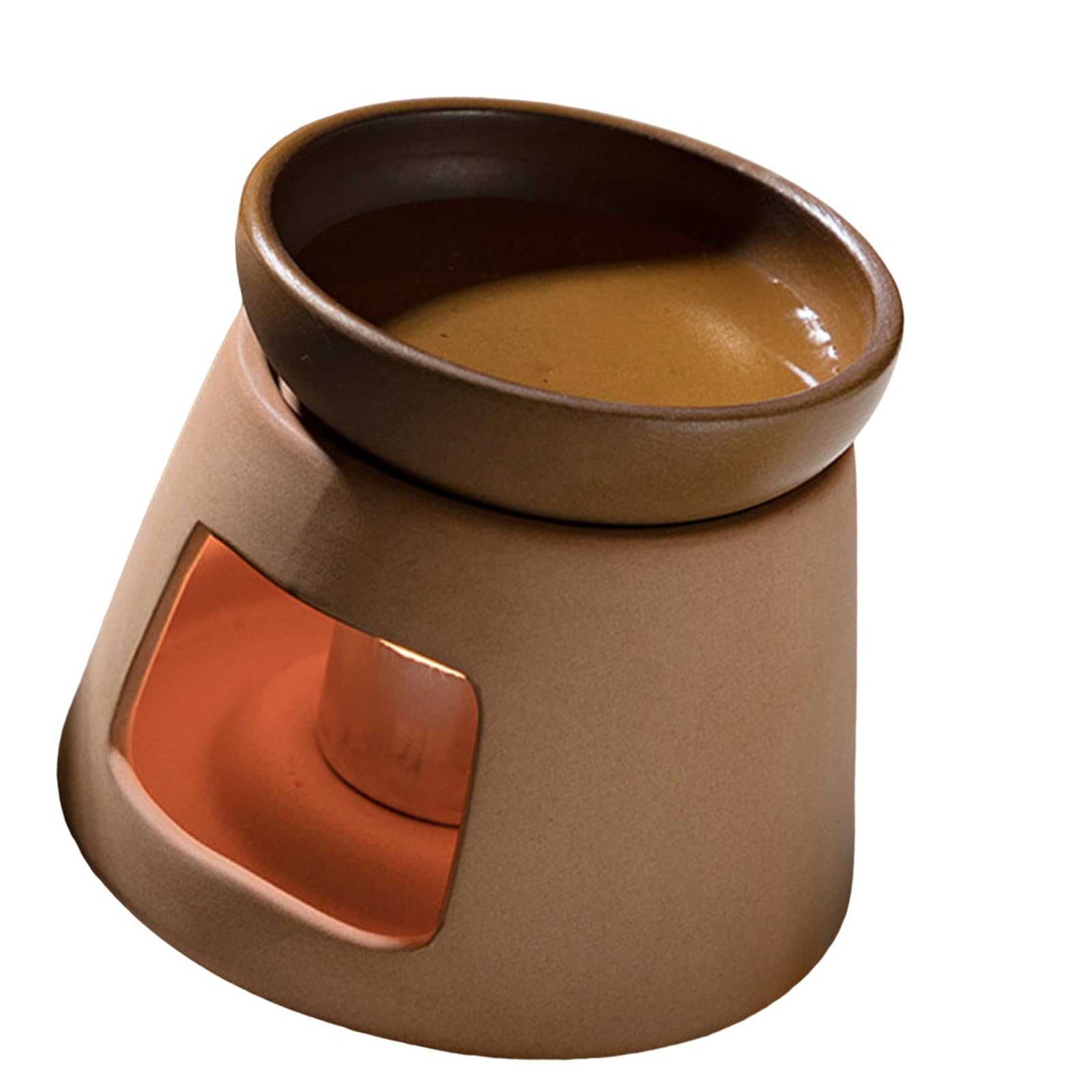 Kalttoy Ceramics Tea Warmer Stove Essential Oil Diffuser Teapot Heater Stand for Relaxation and Peace of Mind Teas Warmer Stove