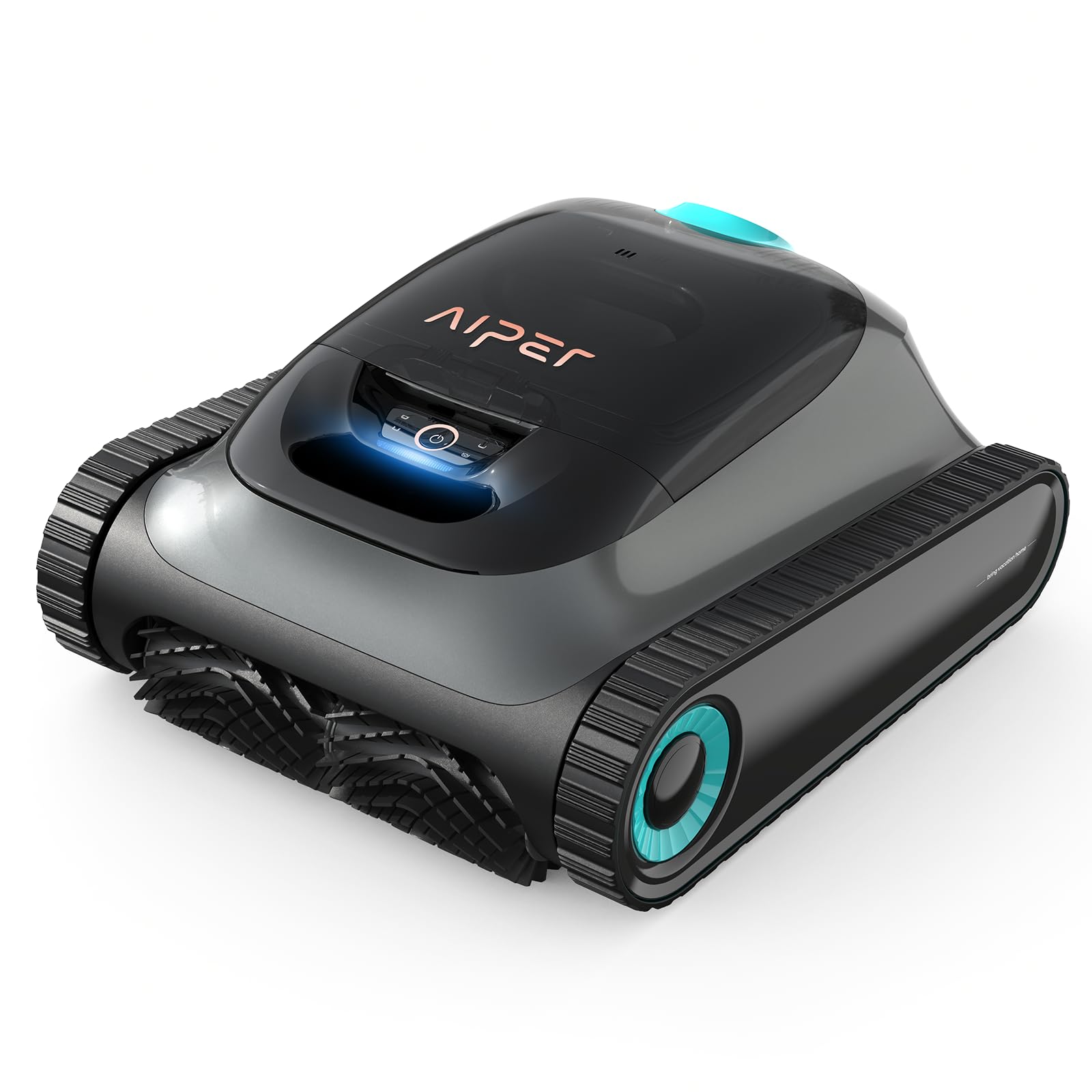 AIPER Scuba S1 Poolroboter Boden und Wand, Kabelloser Poolsauger mit Wandklettern, Intelligenten Navigation 2.0, 150 Minuten Batterielaufzeit, für Eingelassene Pools bis zu 150㎡ (Generalüberholt)