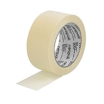 Nespoli – Nastro Carta Adesivo per Interni 50mm x 50m per Mascheratura Basic, Carta Gommata per Verniciatura Fai da Te – Nastro Imbianchino Facile da Strappare con Aderenza Sicura