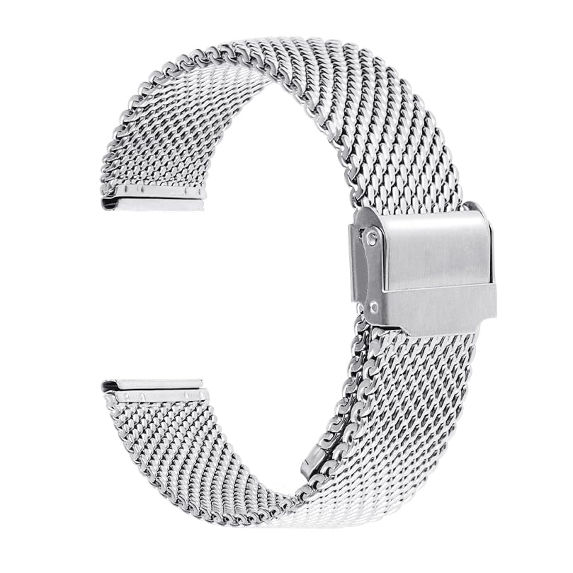 Cinturino per orologio in maglia da 1,0 mm per cinturino da polso universale con cinturino in acciaio inossidabile milanese da 18/20/22/24 mm
