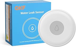 Wassermelder, Wireless Mini Wassersensor, Erfordert Zigbee Hub, Benachrichtigungs Alarm, Kompatibel mit Home Assistant, Alexa, Zigbee2MQTT