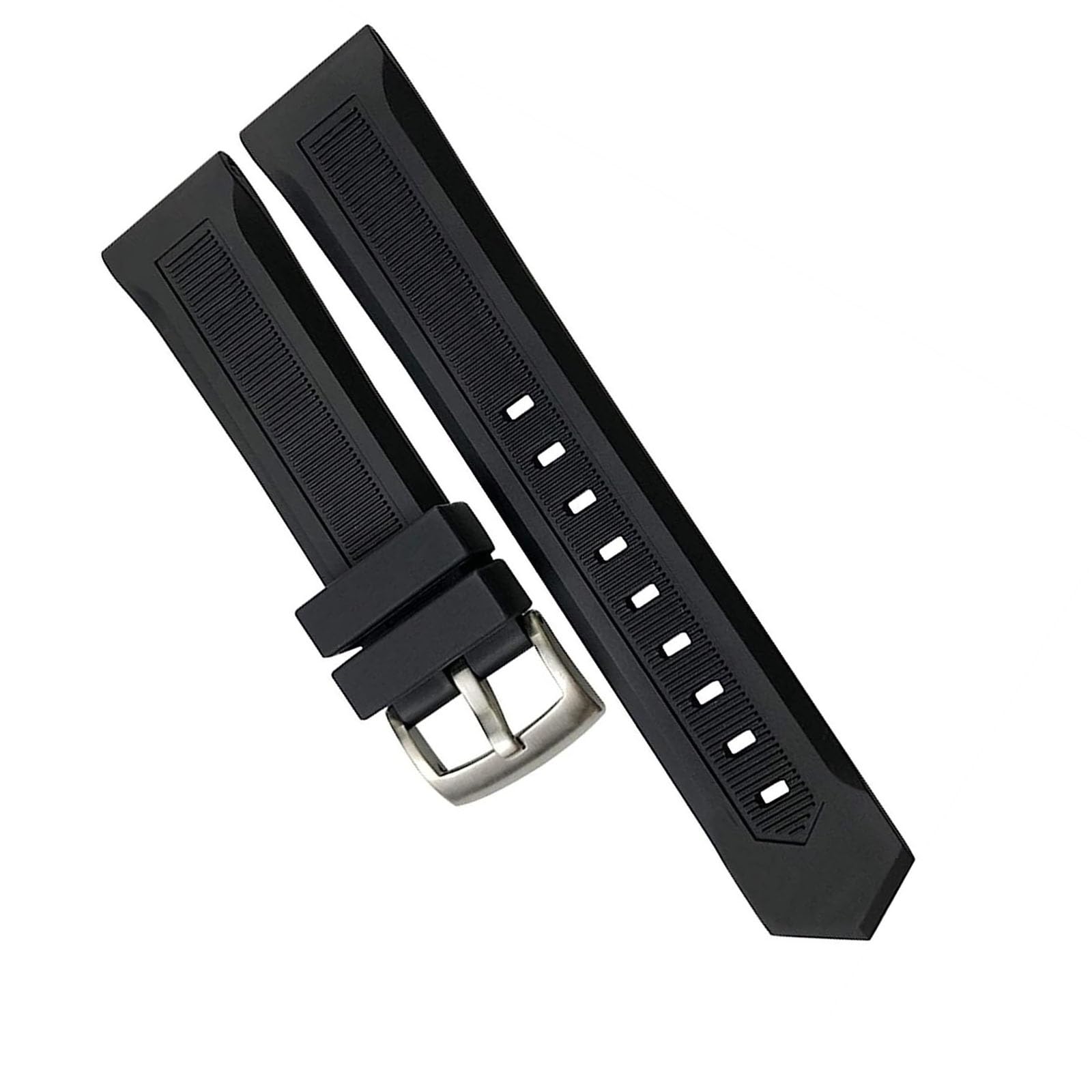 Cinturino in gomma naturale adatto per Tag Heuer CARRERA F1 AQUARACER Heuer Buckle Watch Strap Tools