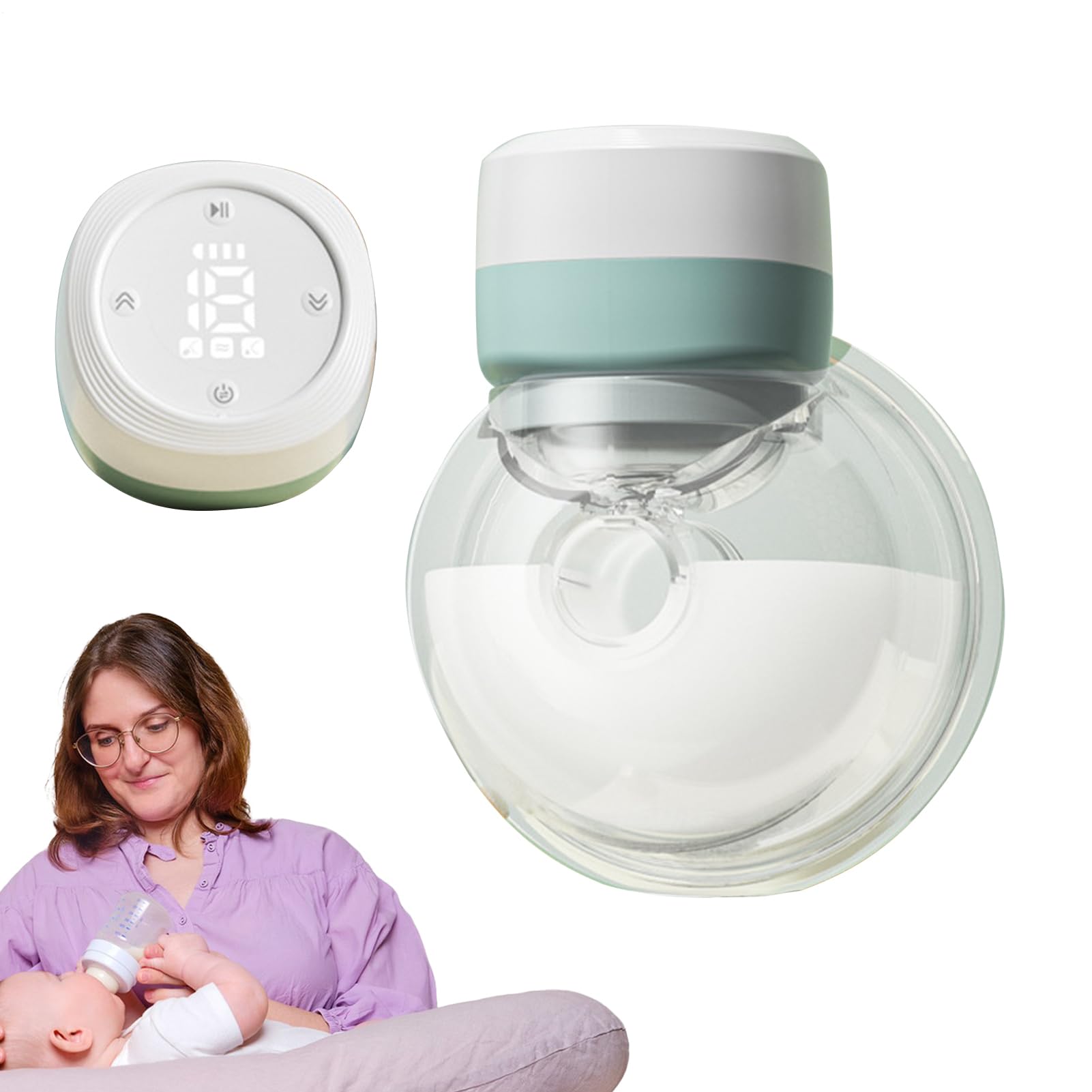 Tiralatte elettrico, tiralatte indossabile | Tiralatte portatile,3 modalità e 9 livelli, tiralatte silenzioso per bambini, da allattamento per donne che allattano