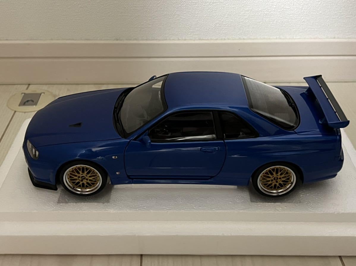 Amazon.co.jp: オートアート AUTOart 1/18 スカイライン GT-R R34 V