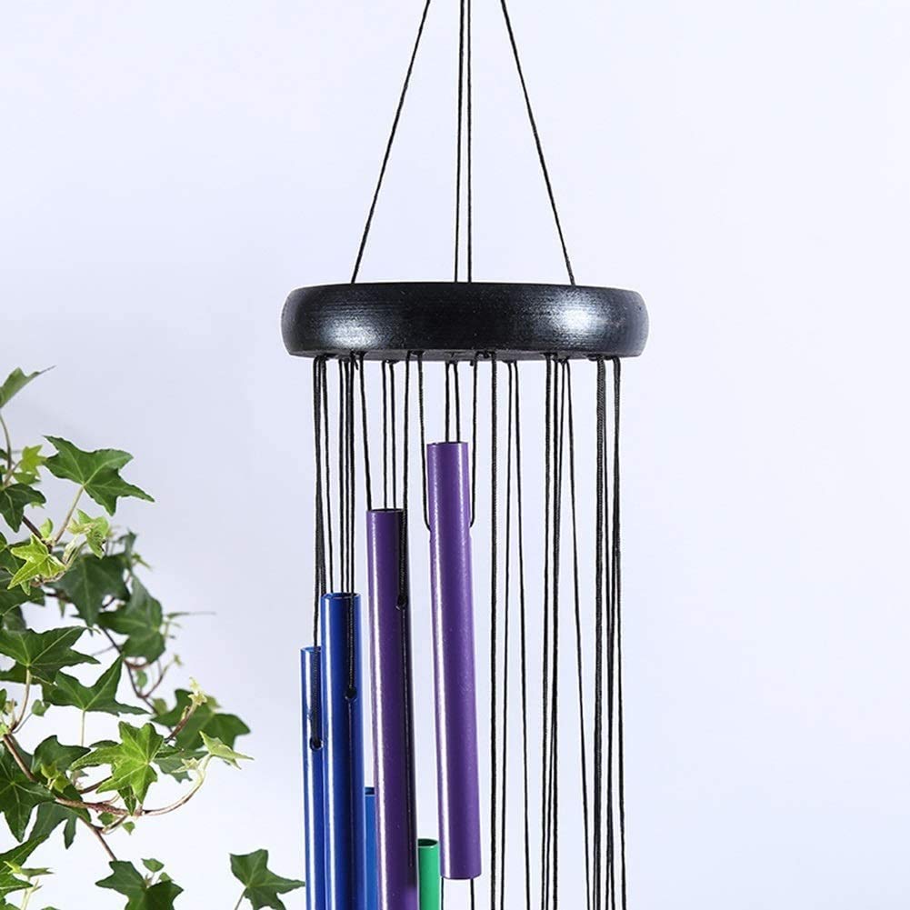 Chimhies del vento all'aperto, tubi di metallo del vento con tubi metallici metalli commemorativi Chimenti del vento, arredamento dei chimici del regalo per il patio del giardino Outdoor da 2