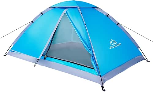 JELUCAMP 1/2/4/5/6 Person Dome Tents for Camping, Lightweight Portable Backpacking