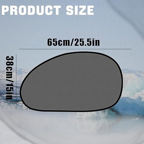 Miniatura 2 de Pincuttee Parasol para ventana lateral de automóvil, 2 unidades, visera solar para ventana lateral, protección contra rayos UV, protección universal