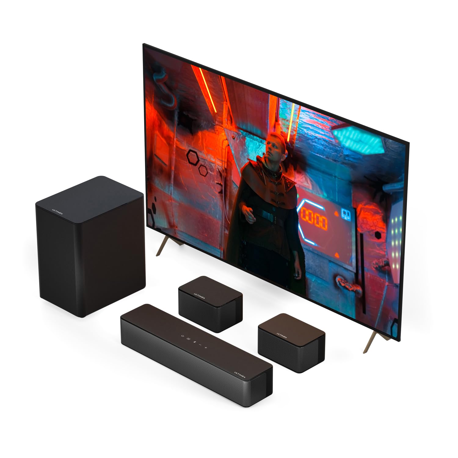 ULTIMEA Poseidon D50, Soundbar, Schwarz